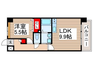 エルレガ－デン柏の葉の物件間取画像